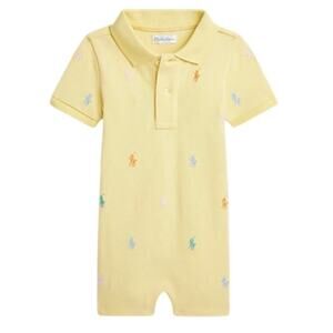 Ralph Lauren All Over Logo Romper sz 3M